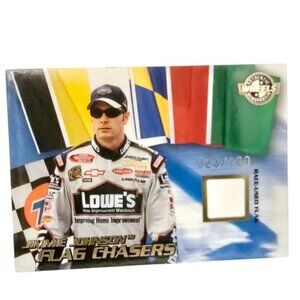 Nascar Jimmie Johnson Trading Card Race Used Flag Chasers 2004 Wheels 23/100